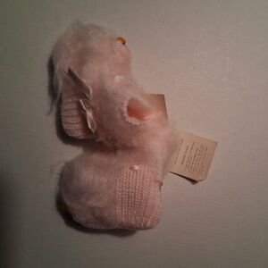 Vintage Baby Booties, Pink